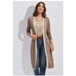 Cabi Genteel Cardigan Taupe